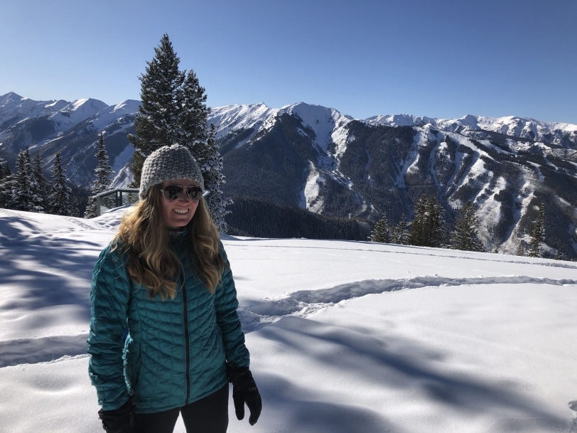 aspen mountain snowshoeing