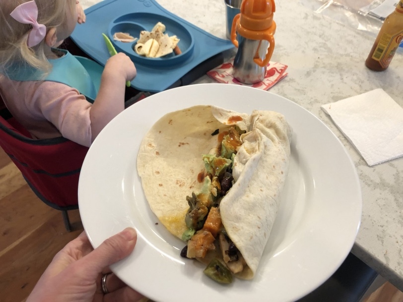 make ahead breakfast burrito