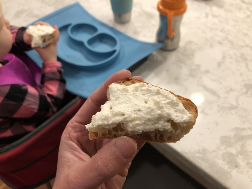 ricotta on toast
