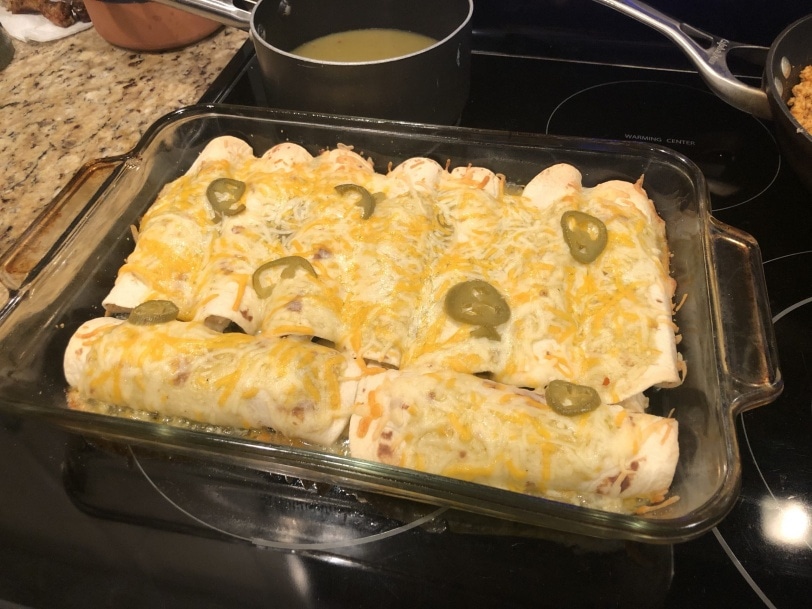 homemade enchiladas