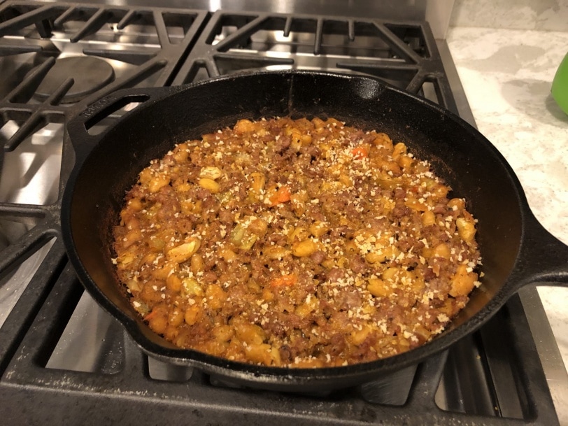 sausage and white bean cassoulet
