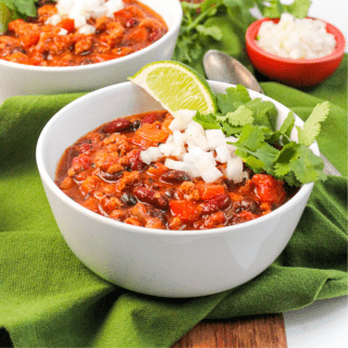 crockpot turkey chili