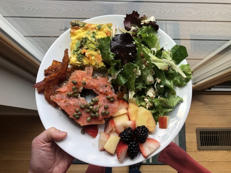 my brunch plate