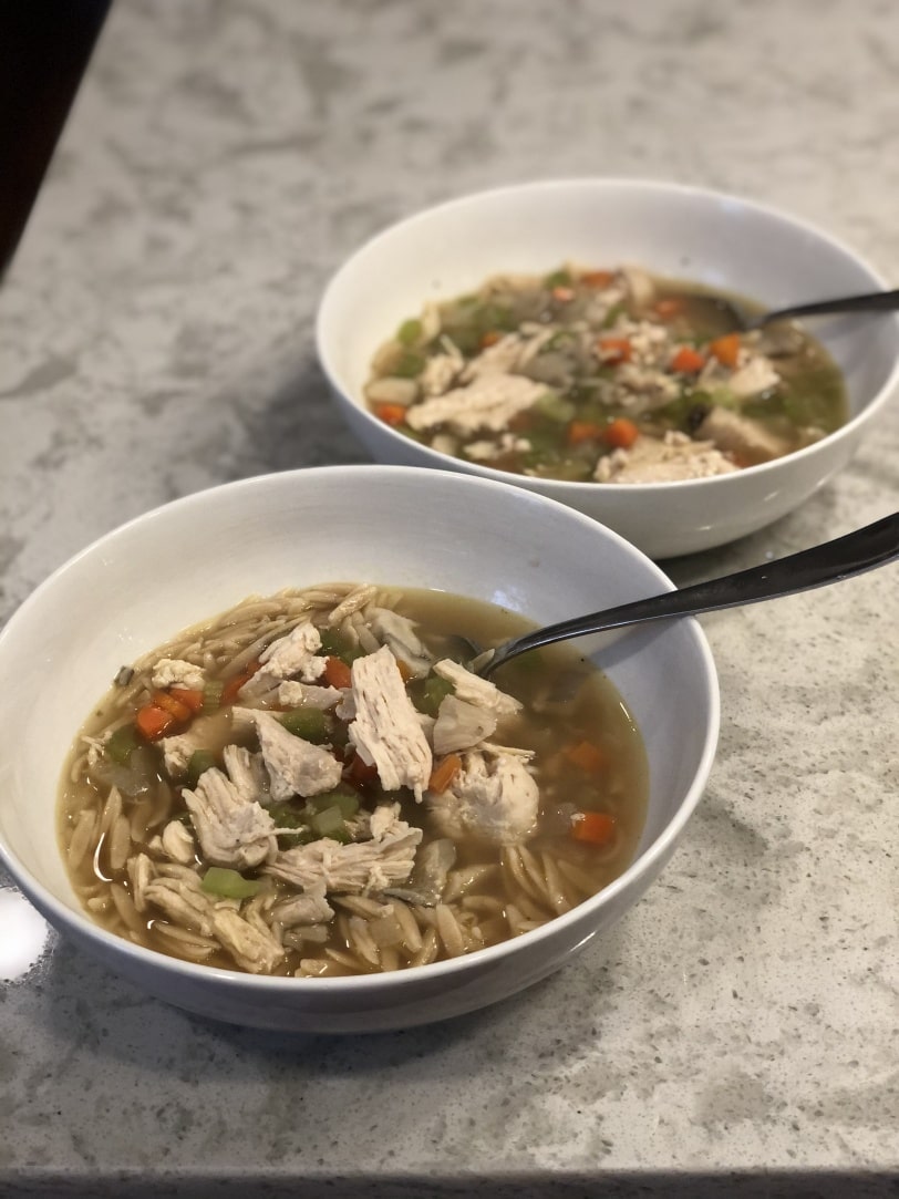homemade chicken soup