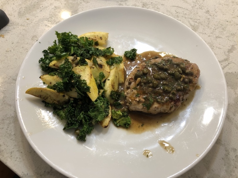 lemony pork piccata