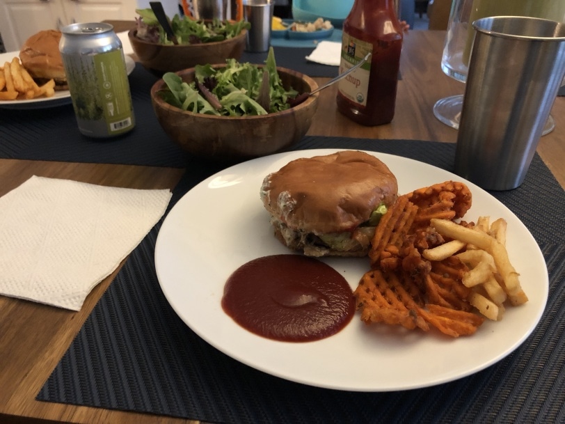 take out from holy cow burger in del ray