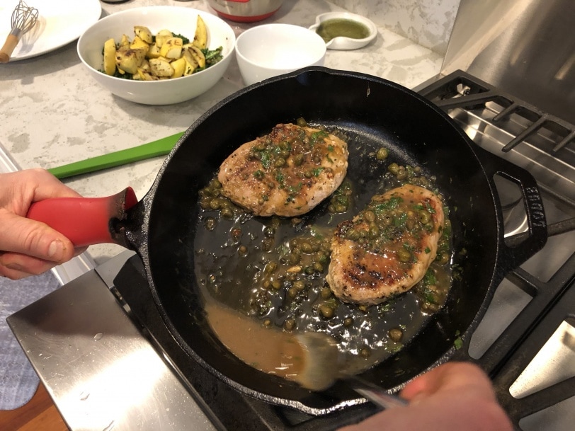 lemony pork chops