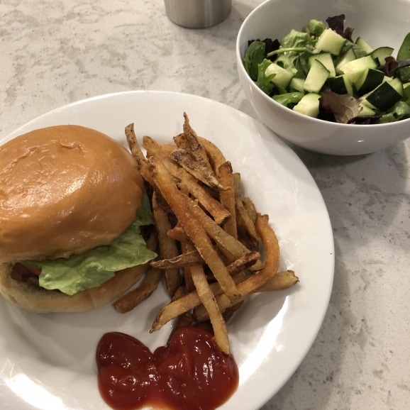 take out dinner from eveningstar cafe in del ray