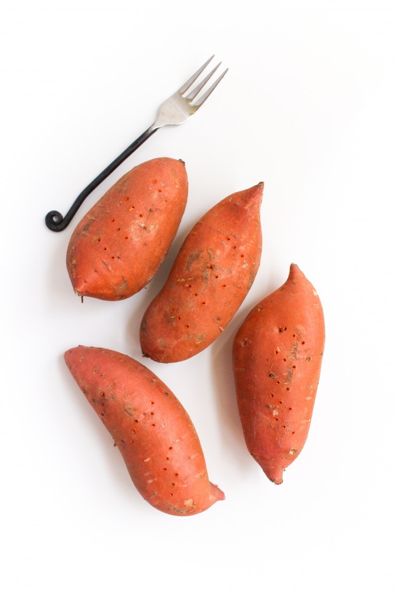 cooking a sweet potato in the microwave