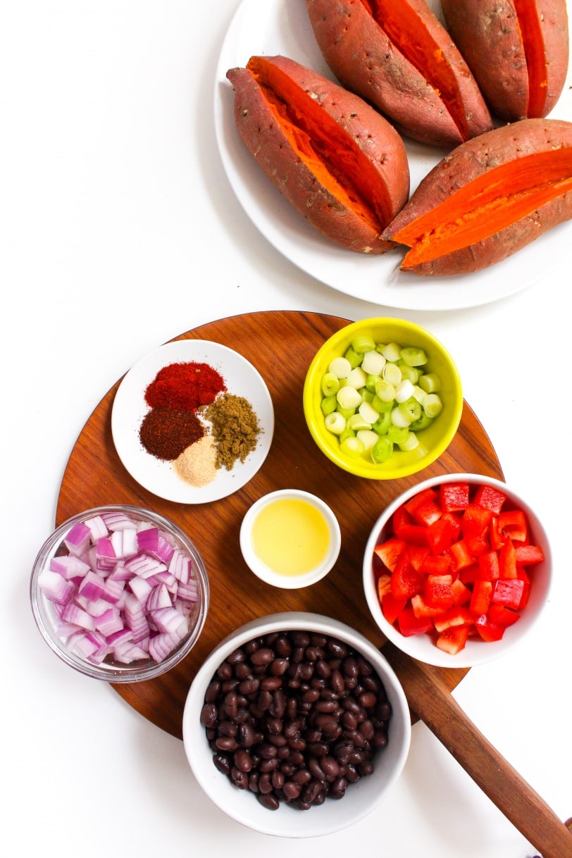 stuffed sweet potato toppings
