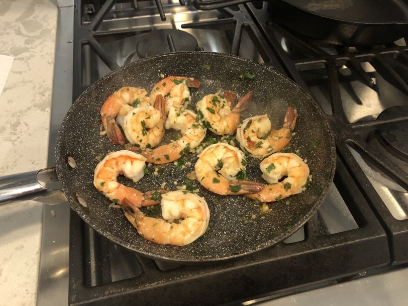 shrimp with parsley and garlic