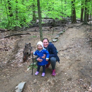 toddler hiking photo