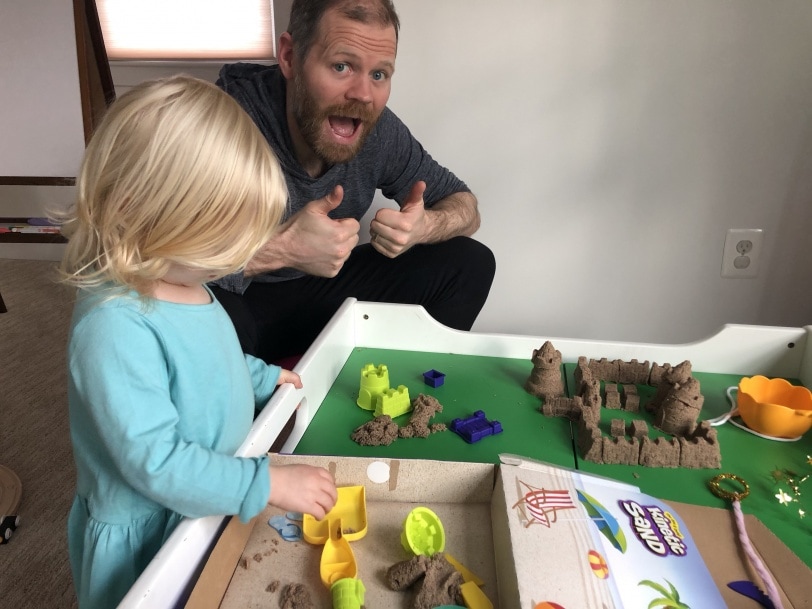fun with kinetic sand