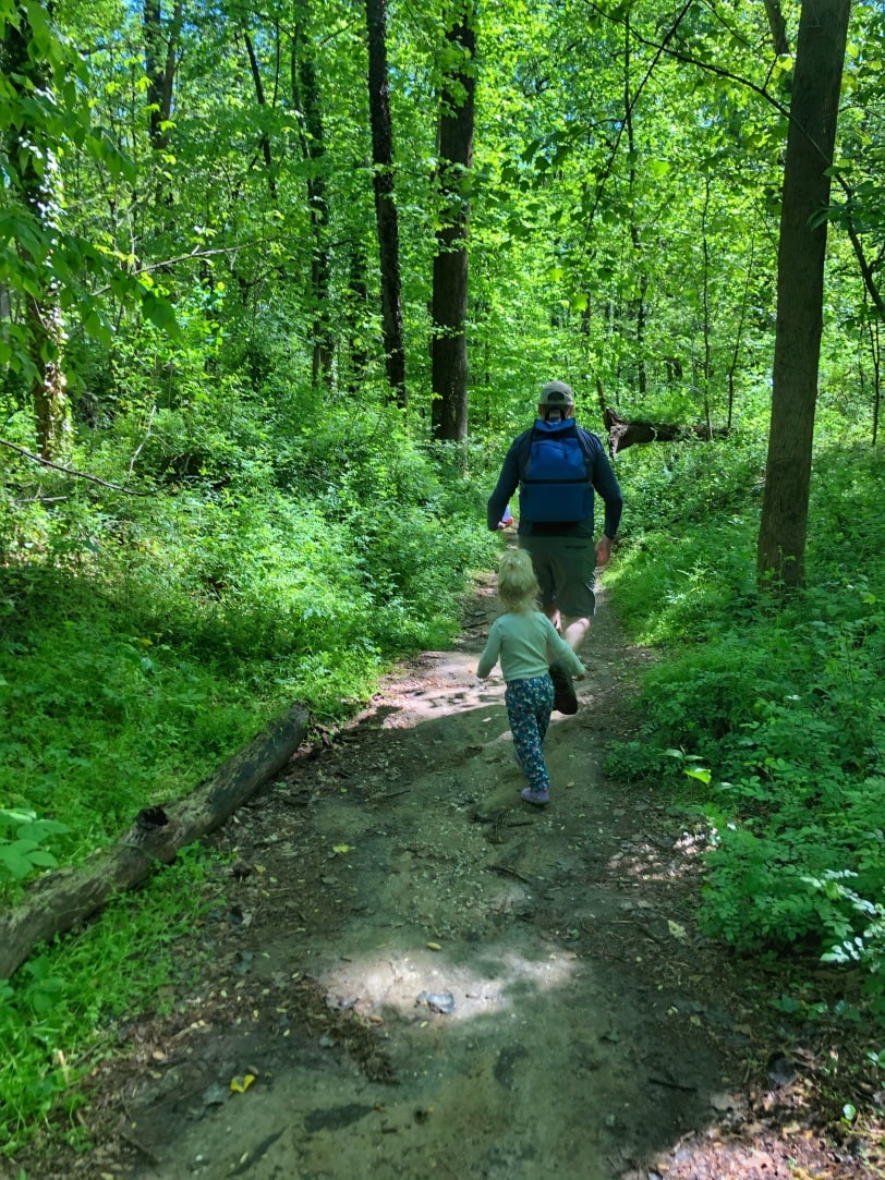 hiking with a toddler