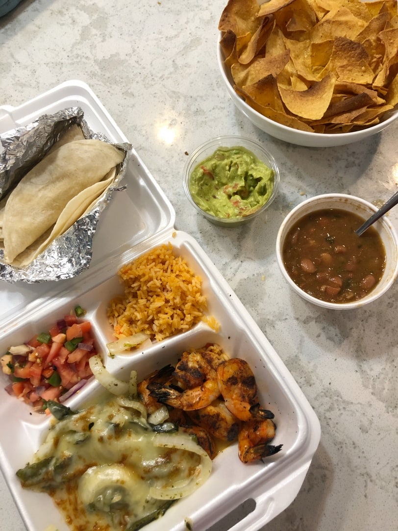mexican food from taqueria el poblano in del ray