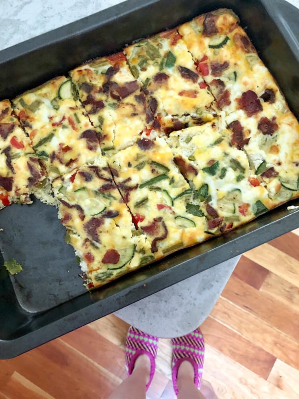 bacon egg veggie casserole 