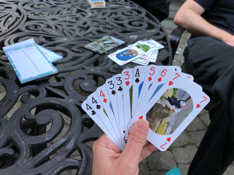 playing gin rummy