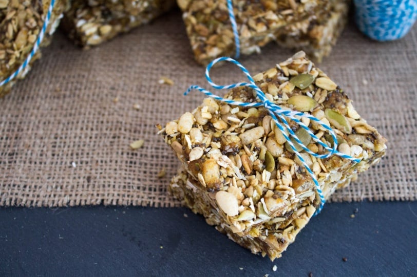 no-bake peanut butter granola bars