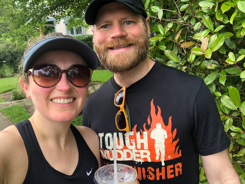 post run with lattes