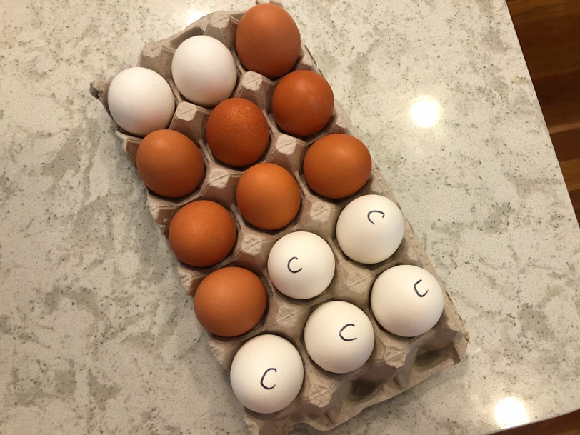boiling eggs for meal prep