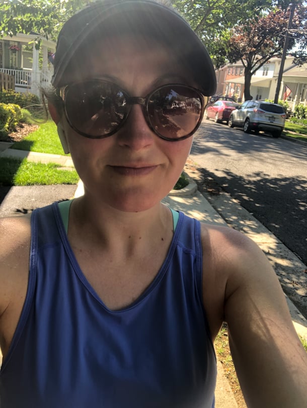 running while talking on the phone