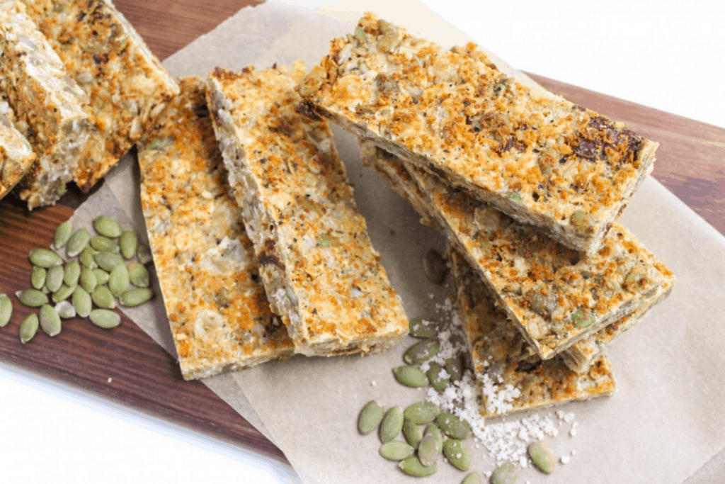 cheesy pizza granola bars