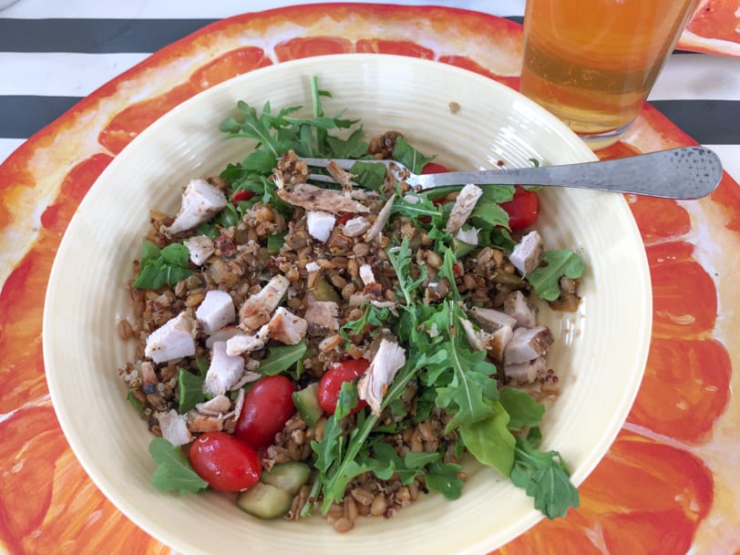 quinoa salad with chicken