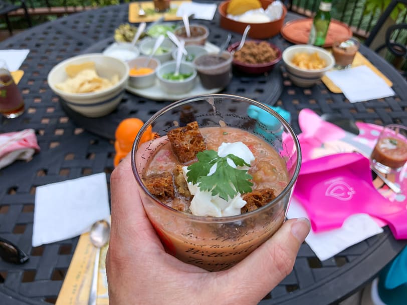 homemade gazpacho