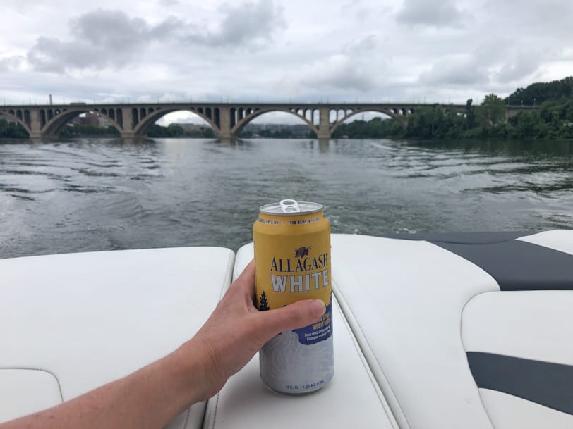 hefeweizen on a boat