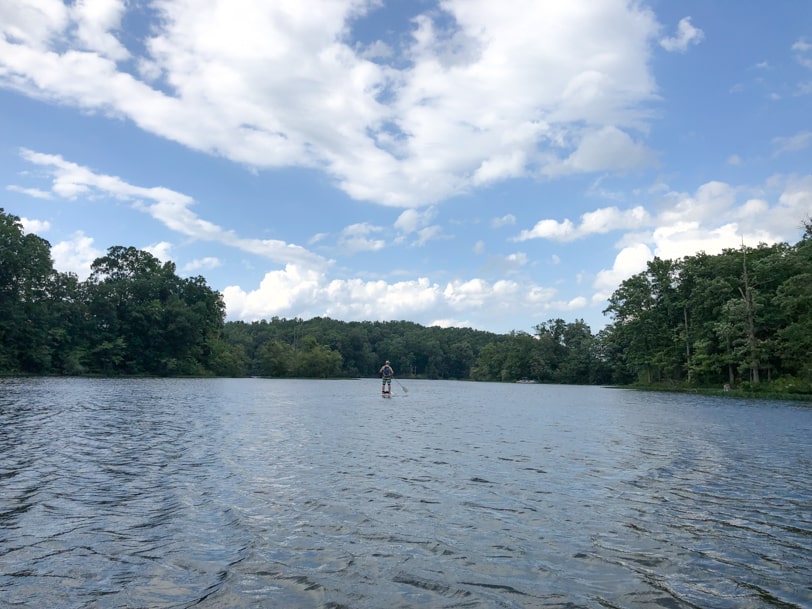 stand up paddleboarding