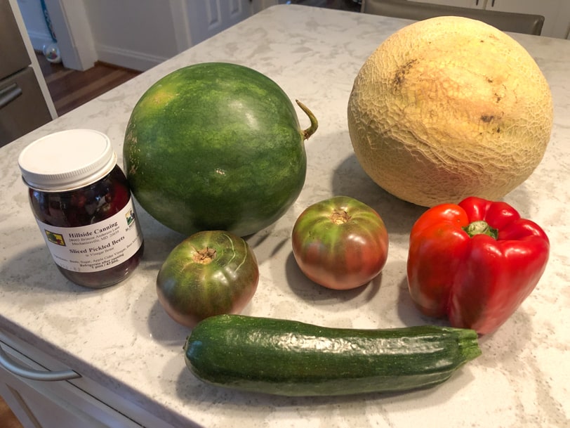 veggies from the farmer's market