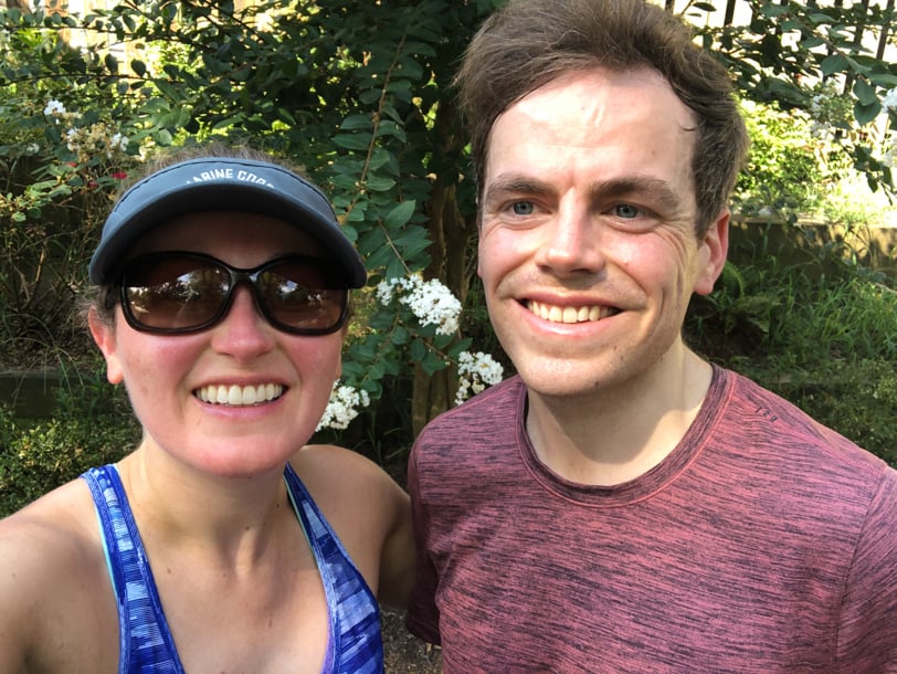 running with my brother
