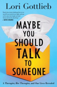book cover: maybe you should talk to someone