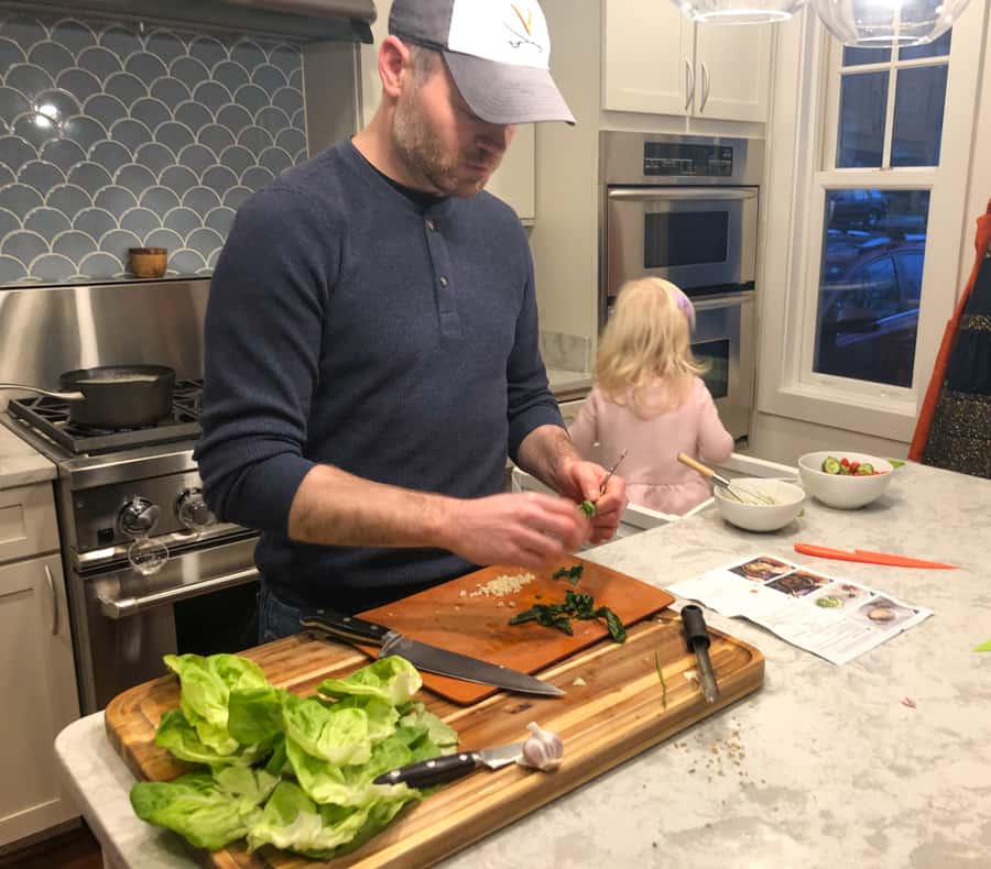 cooking with a toddler