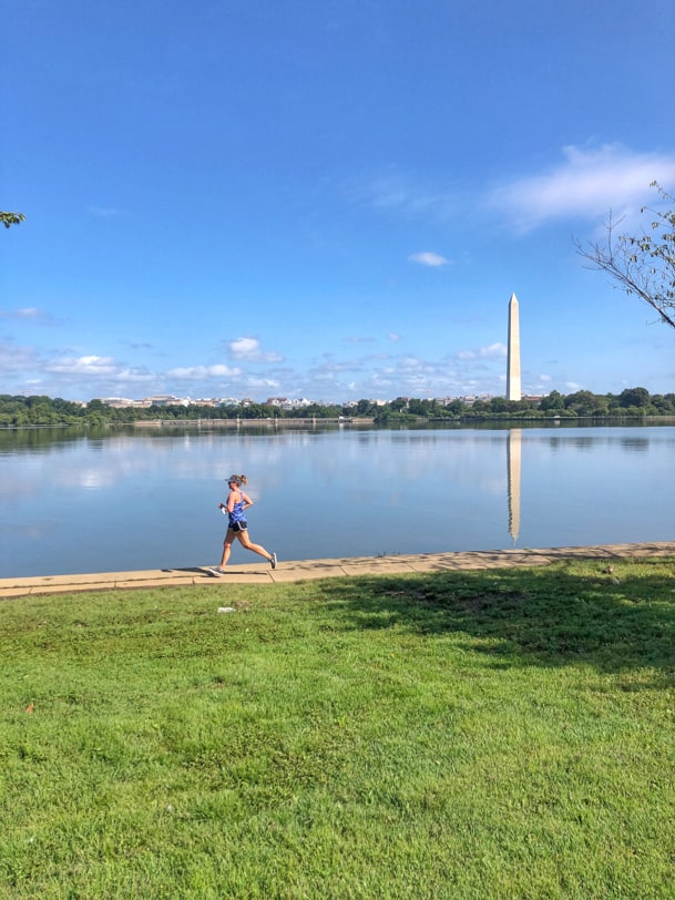 running around the DC tidal basin
