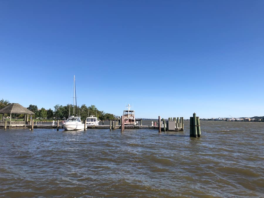 view of the waterfront from old town alexandria