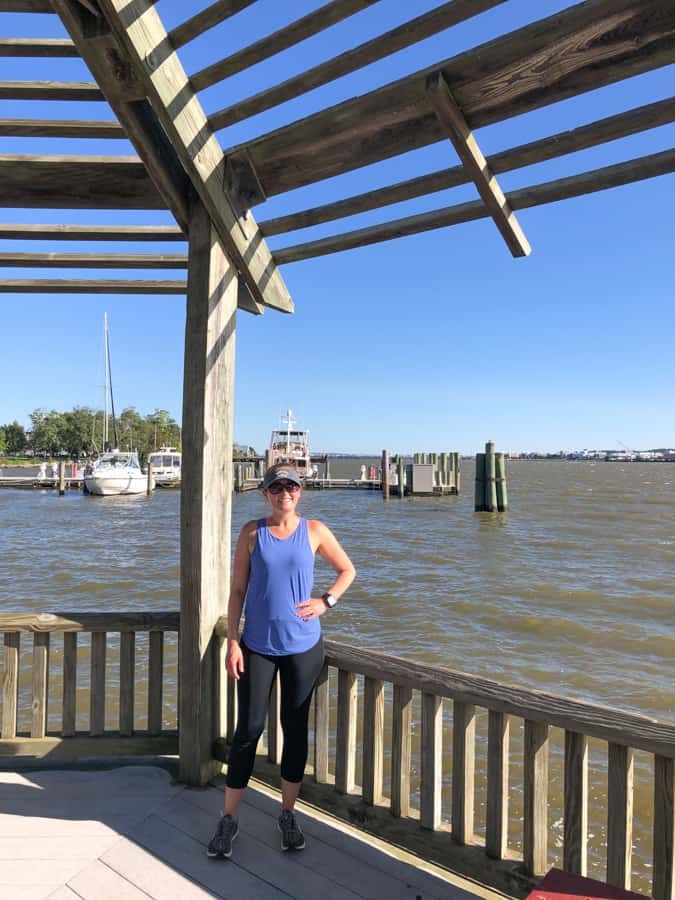 running in old town alexandria