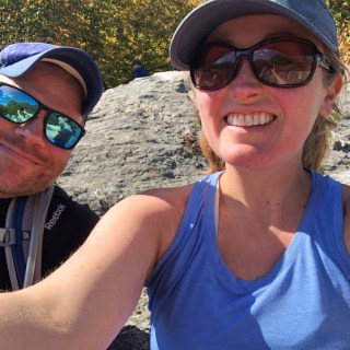rock scramble selfie