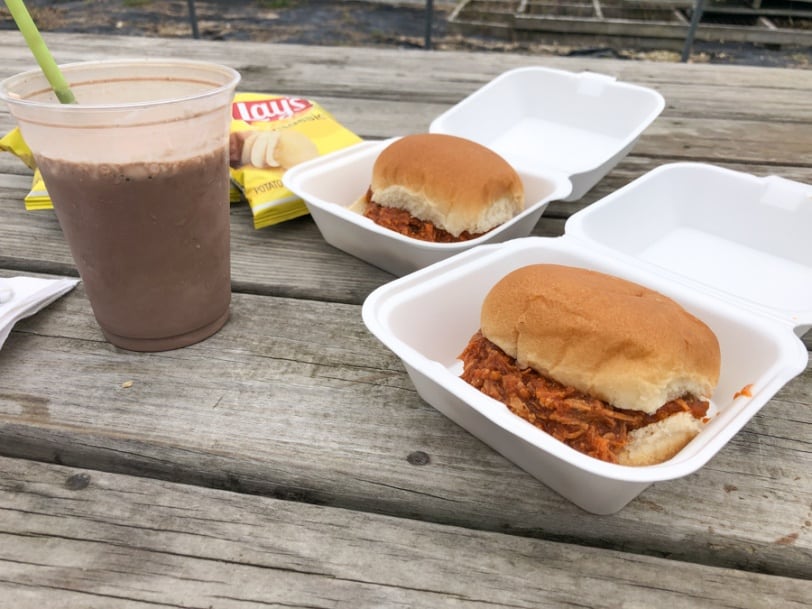schlagel farms lunch options bbq