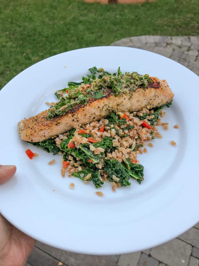 blue apron salmon