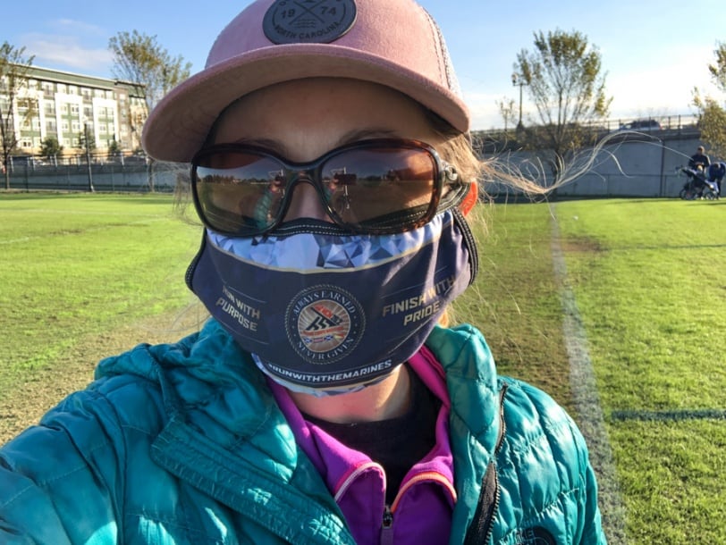 Marine corps marathon face mask