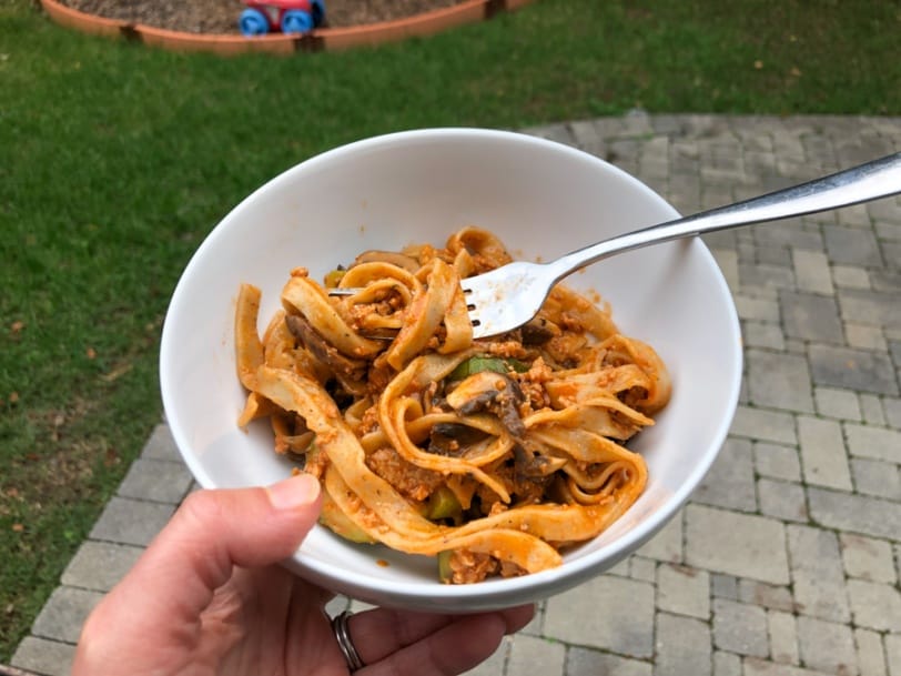 pasta with ground turkey 