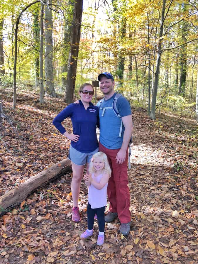hiking with the family