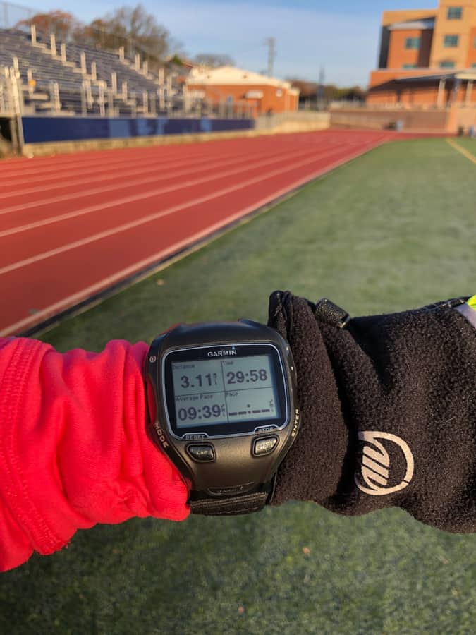 5k around the track