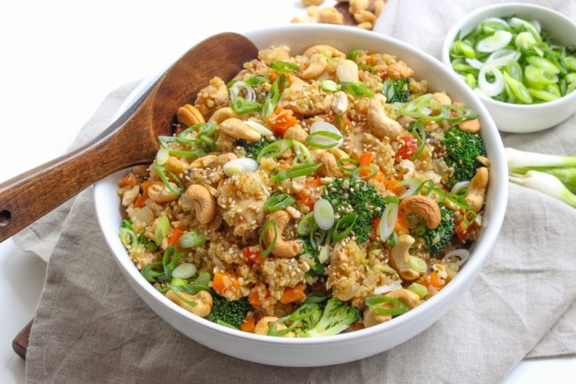 Instant Pot quinoa fried rice recipe