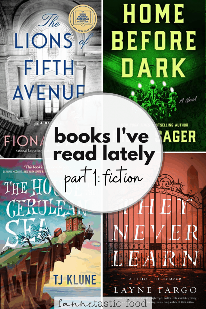 Fiction Books I've Read Lately