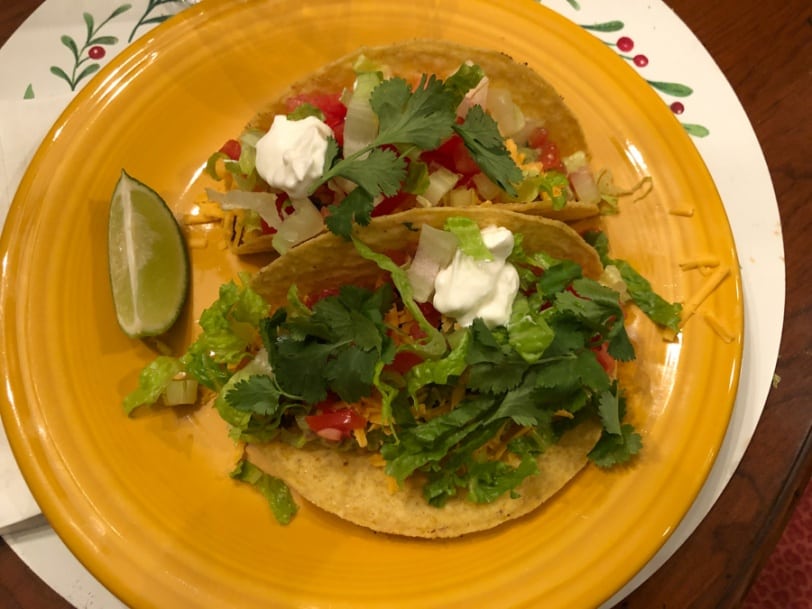 tacos loaded up