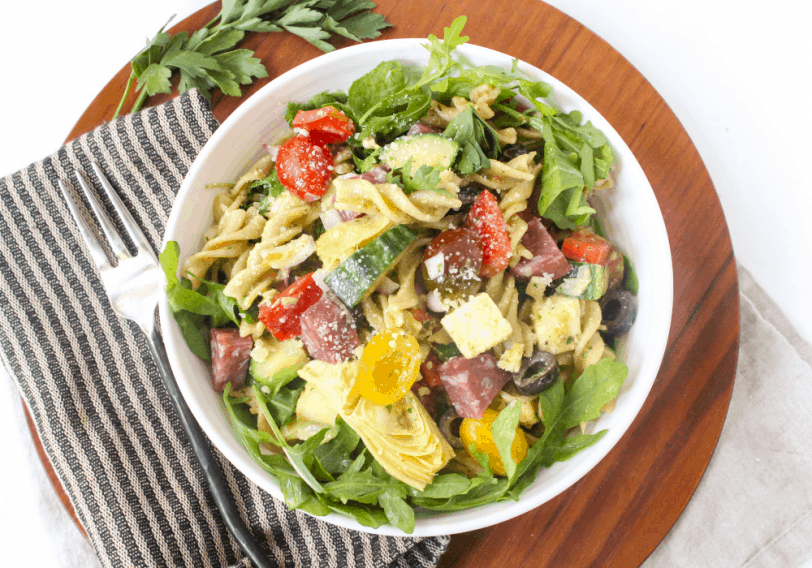 zesty Italian pasta salad