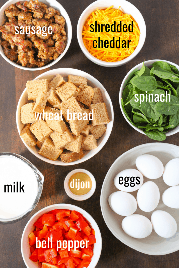 sausage egg casserole ingredients
