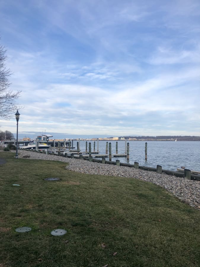 view of the water in old town alexandria